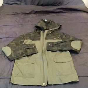 Buffalo by David Bitton Wooland Camo Rain Jacket